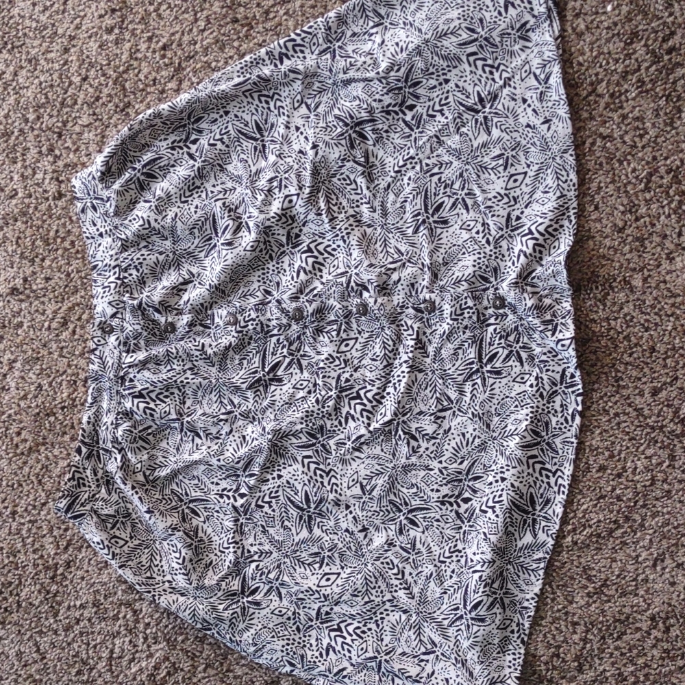 Beach Print Skirt